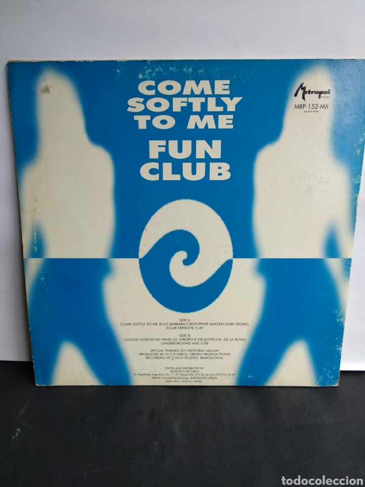 Discos de vinilo: *FUN CLUB, METROPOL, 1994. LA.1 - Foto 2