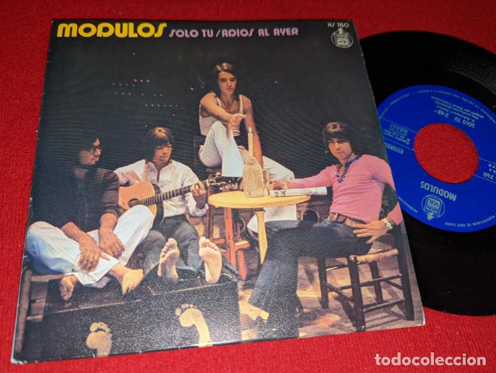 Discos de vinilo: MODULOS Solo tu/Adios al ayer 7'' SINGLE 1971 Hispavox GRANADA