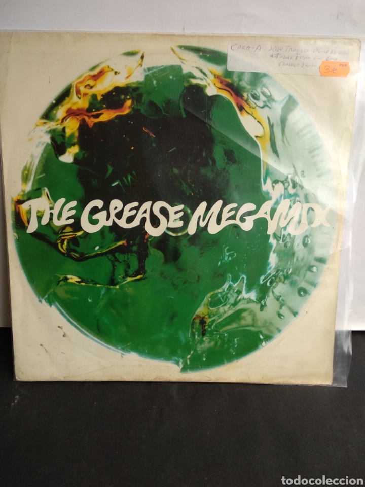 Discos de vinilo: *THE GREASE MEGAMIX, POLYDOR, 1990. A1 - Foto 1