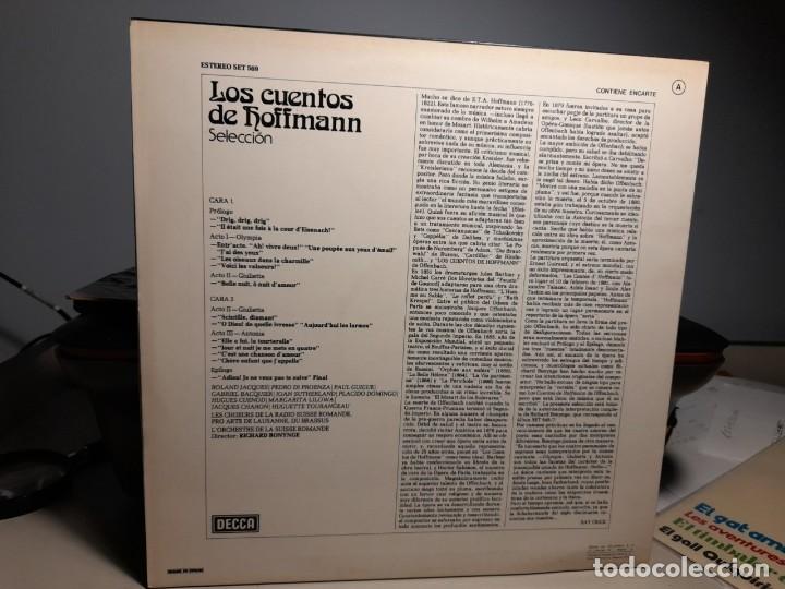 Discos de vinilo: LP LOS CUENTOS DE HOFFMANN ( JOAN SUTHERLAND & PLACIDO DOMINGO ) - Foto 2