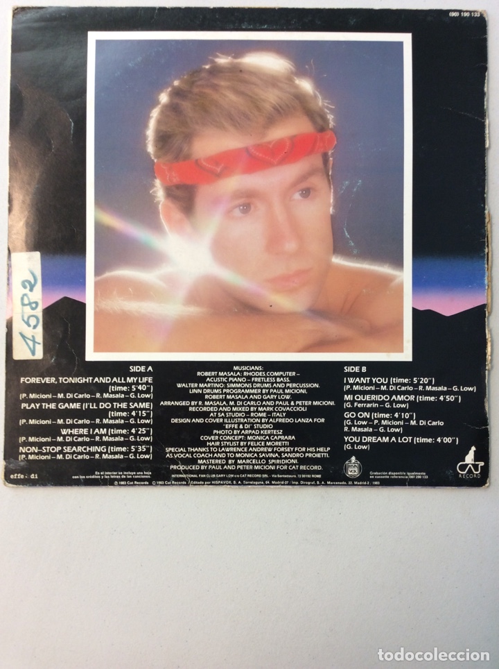 Discos de vinilo: Gary Low. Go on. - Foto 2