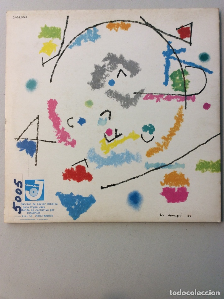 Discos de vinilo: Xavier Ribalta. Canta a Joan Maragall. - Foto 2