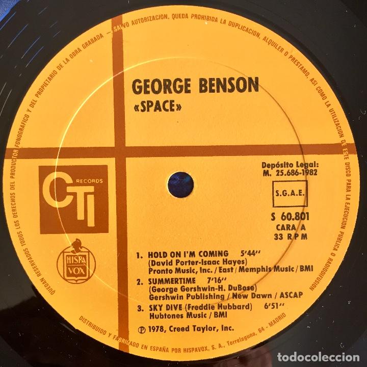 Discos de vinilo: GEORGE BENSON : SPACE [CTI - ESP 1978] LP/GAT - Foto 4