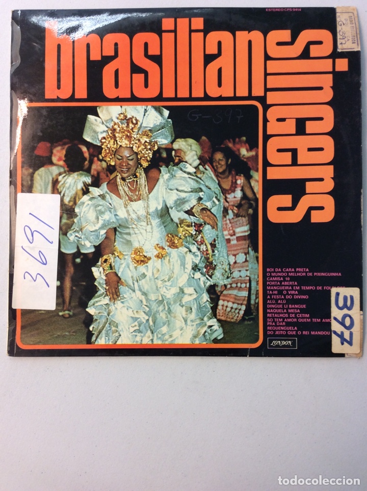 Discos de vinil: Brasilian singers. Boi da cara preta. O mundo melhor de pixinguinha