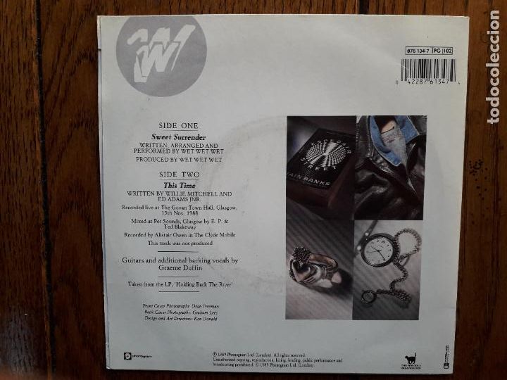 Discos de vinilo: Wet wet wet - sweet surrender + this time - Foto 2