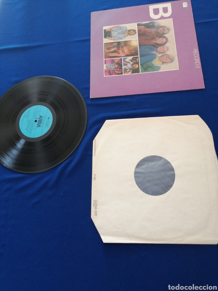 Discos de vinilo: ABBA RECORD 3 (MADEN IN ENGLAND) - Foto 4