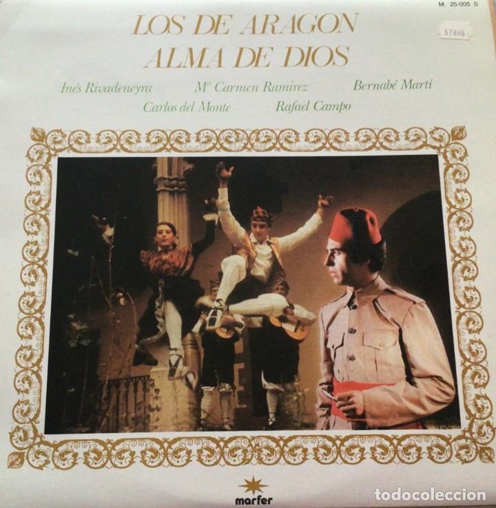 Discos de vinilo: LOS DE ARAG&Oacute;N,ALMA DE DIOS - Foto 1