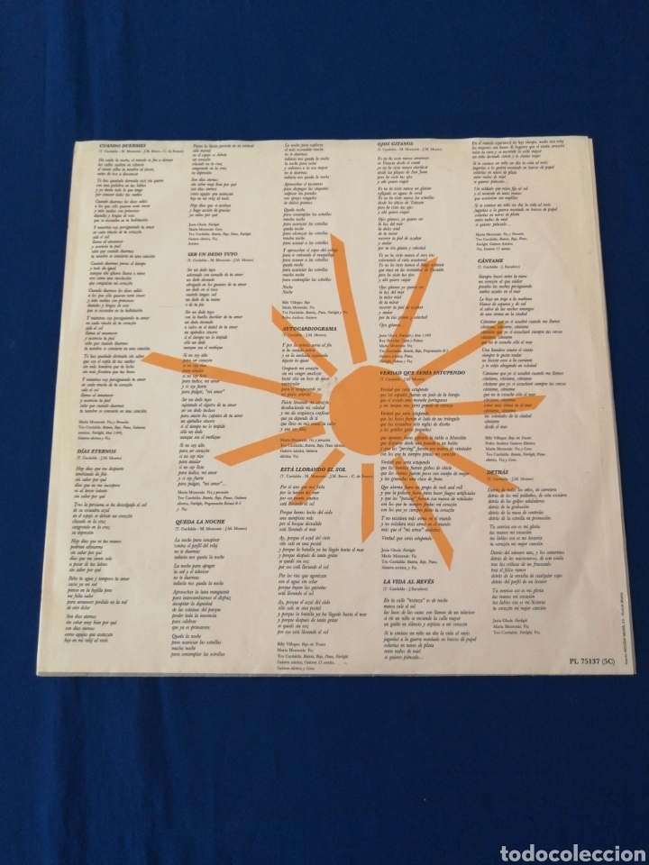 Discos de vinilo: C&Oacute;MPLICES - ESTA LLORANDO EL SOL - Foto 7