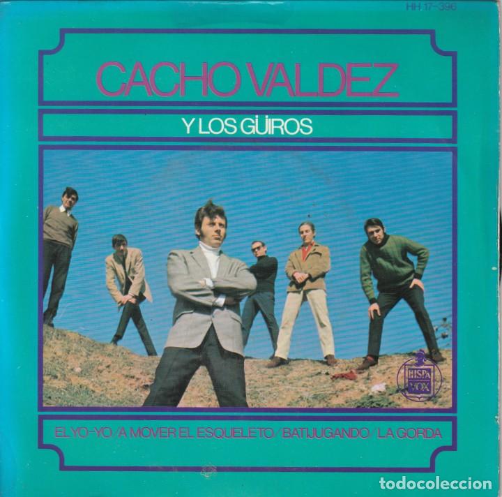 Discos de vinilo: CACHO VALDEZ Y LOS G&Uuml;IROS - EL YO-YO + 3 (EP HISPAVOX 1967) - Foto 1