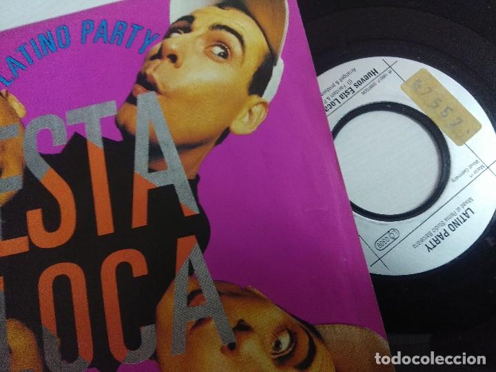 Discos de vinilo: LATINO PARTY/ESTA LOCA/SINGLE. - Foto 2