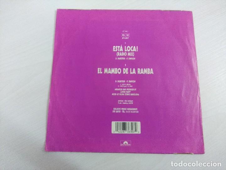 Discos de vinilo: LATINO PARTY/ESTA LOCA/SINGLE. - Foto 3