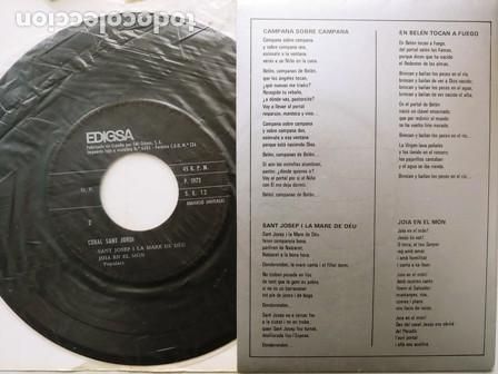 Discos de vinilo: MAGNIFICO SINGLE DE CANCIONES DE NAVIDAD - - Foto 2