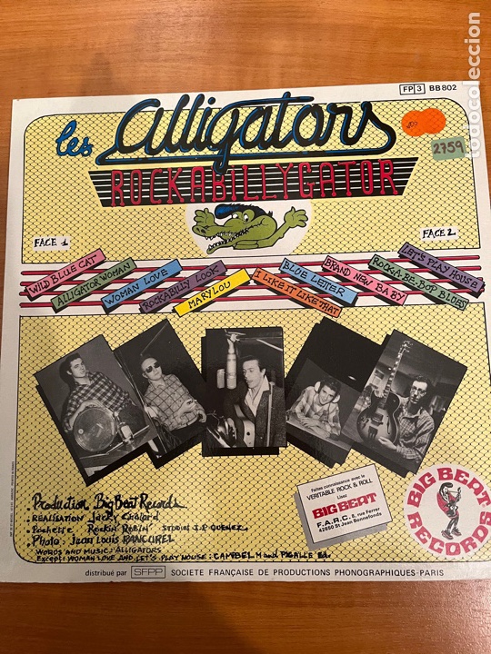Discos de vinilo: Les Alligators - Rockabillygator - Foto 2