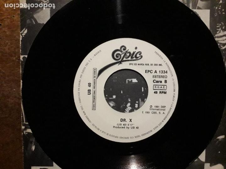 Discos de vinilo: UB40 - dont walk on the grass + dr x - Foto 3