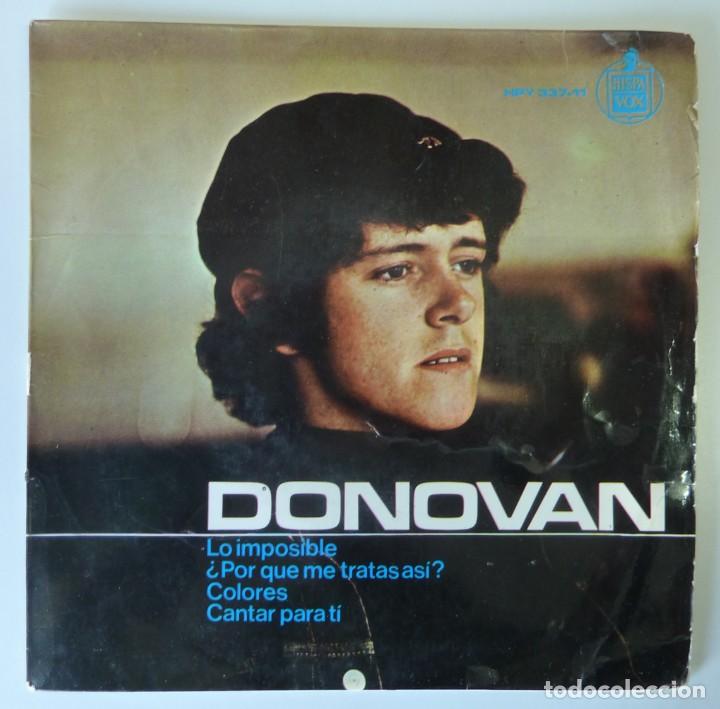 Discos de vinilo: DONOVAN // LO IMPOSIBLE+3 // 1965 // EP - Foto 1