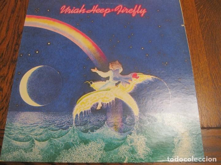 Discos de vinilo: URIAH HEEP `Firefly&acute; 1977 USA - Foto 2