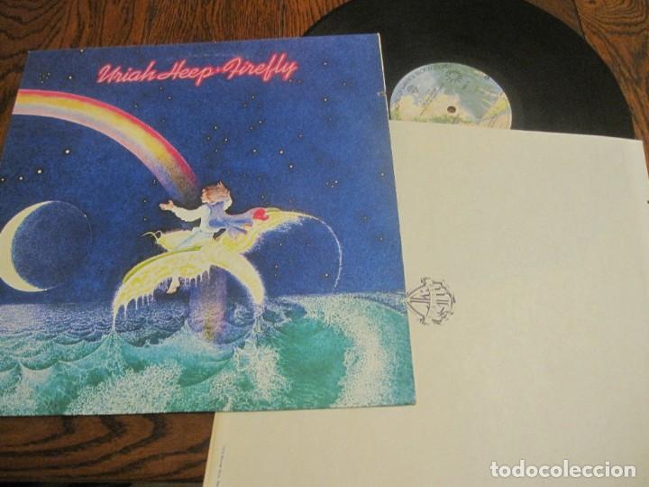 Discos de vinilo: URIAH HEEP `Firefly&acute; 1977 USA - Foto 1