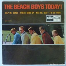 Discos de vinil: THE BEACH BOYS // HELP ME, RONDA+3 // 1966 // EP. Lote 312027503