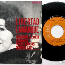 Discos de vinilo: LIBERTAD LAMARQUE - AYÚDAME A VIVIR +3 - EP RCA VICTOR 1969 COMO NUEVO BPY. Lote 312134263