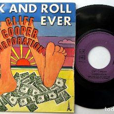 Discos de vinilo: CLIFF COOPER CORPORATION - ROCK AND ROLL FOR EVER - SINGLE DISC'AZ 1973 FRANCIA BPY. Lote 312142053