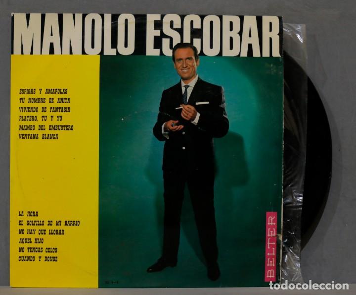 Discos de vinilo: LP. MANOLO ESCOBAR. BELTER. 1966 - Foto 1
