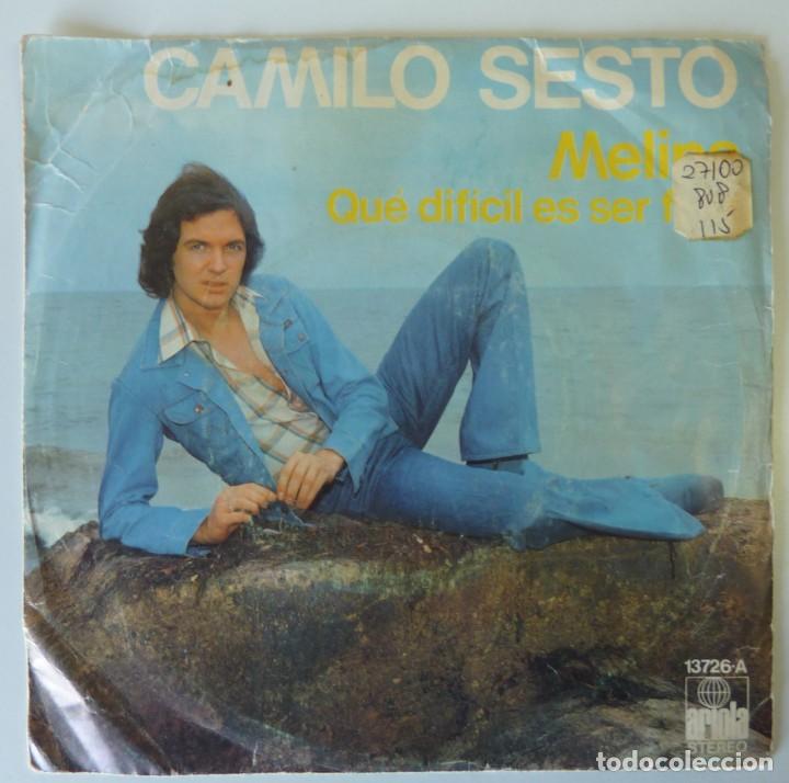 Discos de vinilo: CAMILO SESTO // MELINA // 1975 // SINGLE - Foto 1