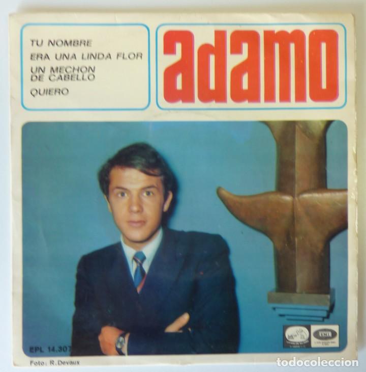 Discos de vinilo: ADAMO // TU NOMBRE+3 // 1966 // EP - Foto 1