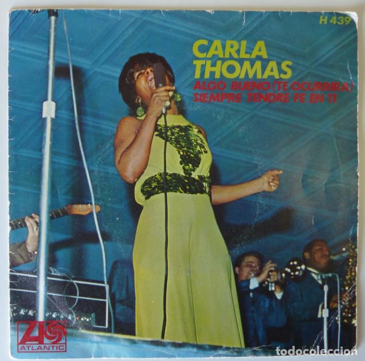 Discos de vinilo: CARLA THOMAS // ALGO BUENO // 1969 // SINGLE - Foto 1