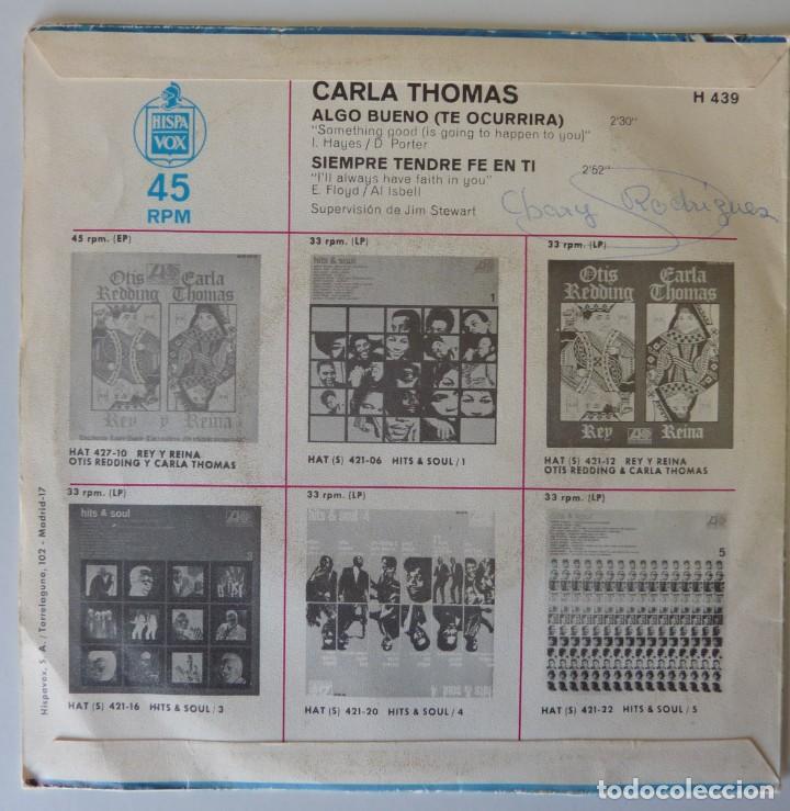 Discos de vinilo: CARLA THOMAS // ALGO BUENO // 1969 // SINGLE - Foto 2