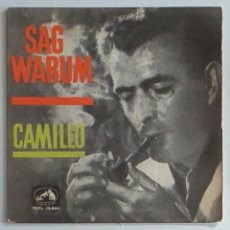 Discos de vinilo: SAG WARUM. CAMILLO. VINILO. 7EPL 13.844. 1962
