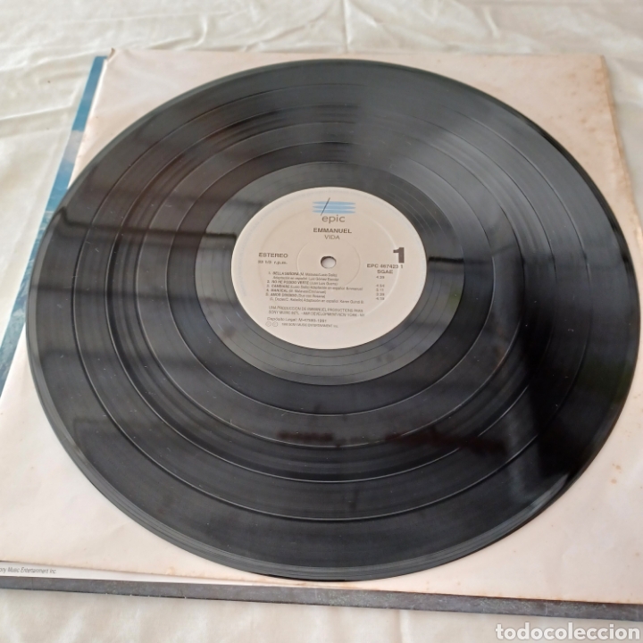 Discos de vinilo: EMMANUEL - VIDA MELODIA MEXICO POP ELECTRONICA - Foto 6