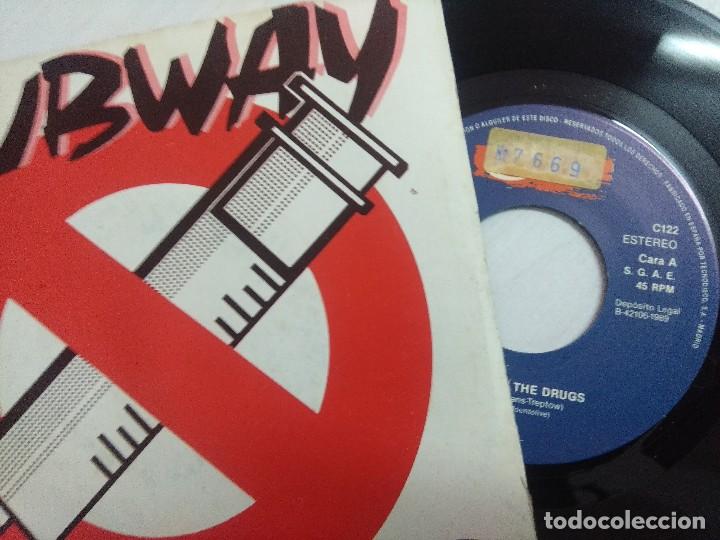 Discos de vinilo: SUBWAY/GET OFF THE DRUGS/SINGLE. - Foto 2