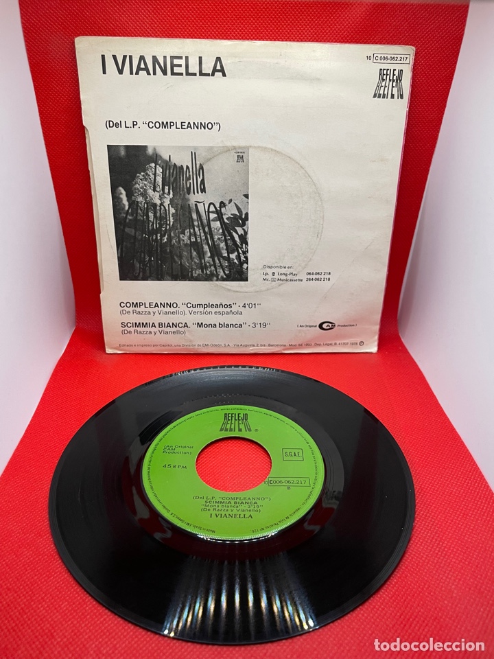 Discos de vinilo: I Vianella - Cumplea&ntilde;os - 1978 - Foto 2