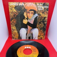 Discos de vinilo: JANIS IAN A LOS DIECISIETE AÑOS/ESTRELLAS 45 7” 1975 CBS *SPAIN*