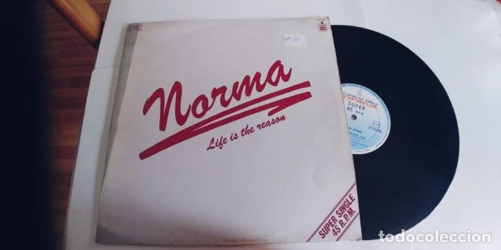 Discos de vinilo: NORMA LEWIS-MAXI LIFE IS THE REASON - Foto 1