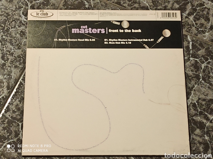 Discos de vinilo: Cut Masters - Front To The Back (12&rdquo;) - Foto 2