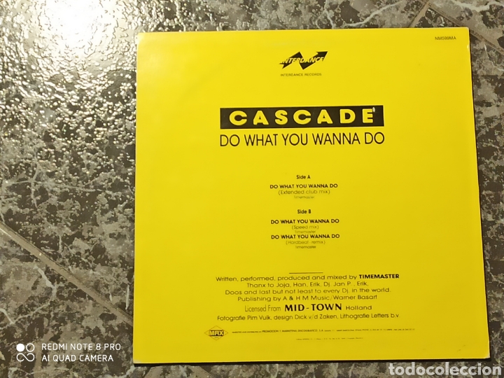 Discos de vinilo: Cascade -&nbsp;Do What You Wanna Do (Maxi) - Foto 2