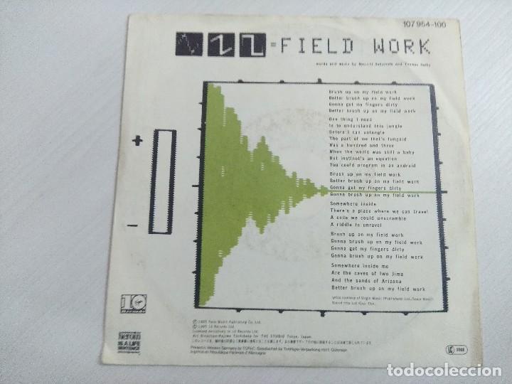 Discos de vinilo: RYUICHI SAKAMOTO FEATURING THOMAS DOLBY/FIELD WORK/SINGLE. - Foto 3