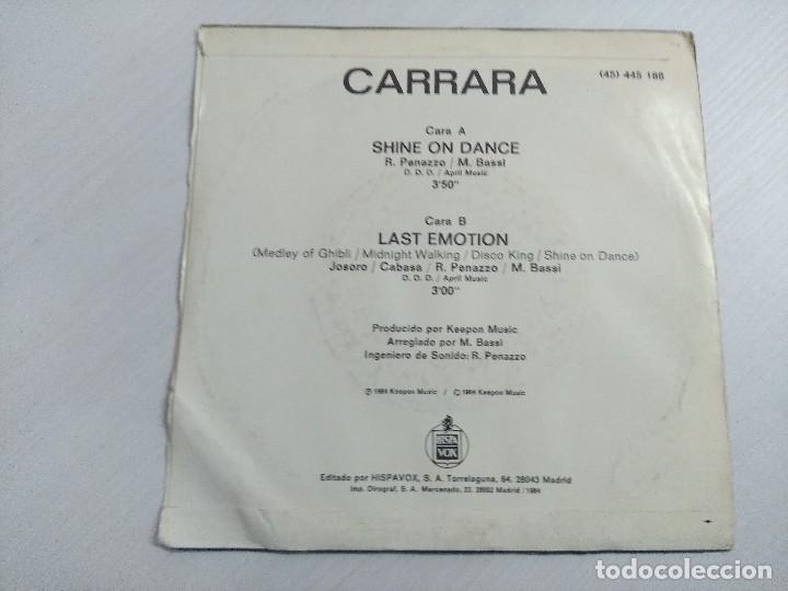 Discos de vinilo: CARRARA/SHINE ON DANCE/SINGLE. - Foto 3