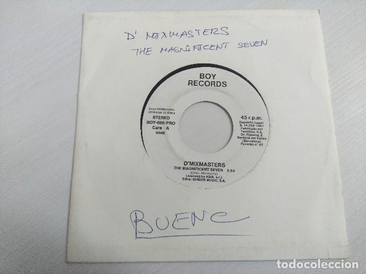 Discos de vinilo: DMIXMASTERS/THE MAGNIFICENT SEVEN/SINGLE PROMOCIONAL. - Foto 1