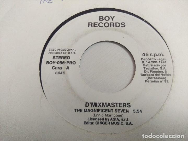 Discos de vinilo: DMIXMASTERS/THE MAGNIFICENT SEVEN/SINGLE PROMOCIONAL. - Foto 2