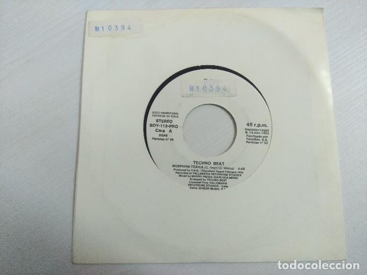 Discos de vinilo: TECHNO BEAT/MORPHINA TOXICA/SINGLE PROMOCIONAL. - Foto 2
