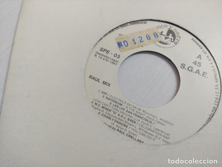 Discos de vinilo: RAUL MIX/OFF/SINGLE PROMOCIONAL. - Foto 2