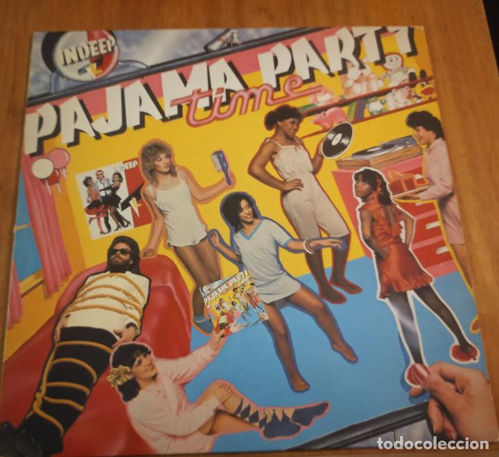 Discos de vinilo: INDEEP - PAJAMA PARTY TIME - LP - Foto 1