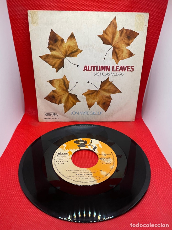 Discos de vinilo: Jon-White Group - Autumn Leaves - 1976 - Foto 1