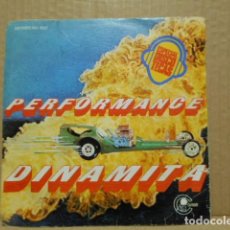 Discos de vinilo: PERFORMANCE DINAMITA , ESPECIAL DISCOTECAS , CARNABY , ESTEREO MO 1607 , 1976. Lote 312305063