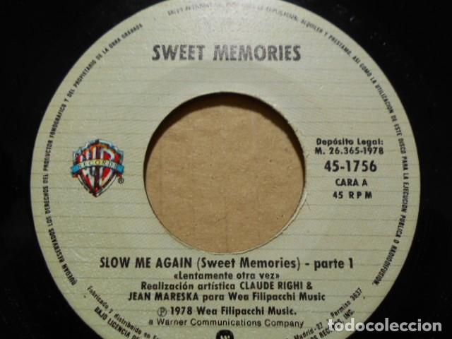 Discos de vinilo: SWEET MEMORIES , ESPECIAL DISCOTECAS , WB RECORDS , 1978 - Foto 3 - 312306133