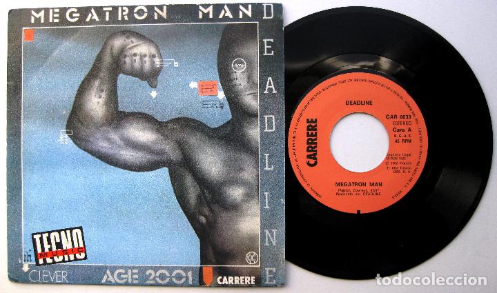 Discos de vinilo: Deadline - Megatron Man - Single Carrere 1982 BPY - Foto 1