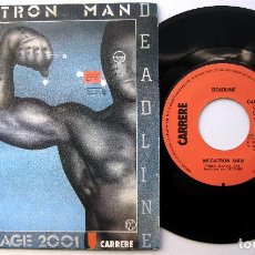 Discos de vinilo: DEADLINE - MEGATRON MAN - SINGLE CARRERE 1982 BPY. Lote 312320393