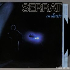Discos de vinilo: 2 LP. SERRAT EN DIRECTO. Lote 312344213